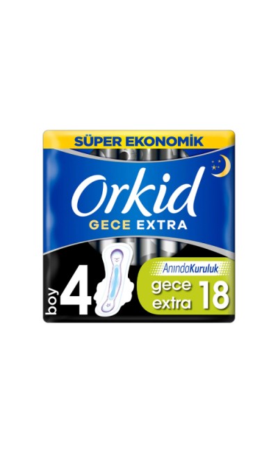 Orkid Ultra Extrasüper Eko.Gece 18'li