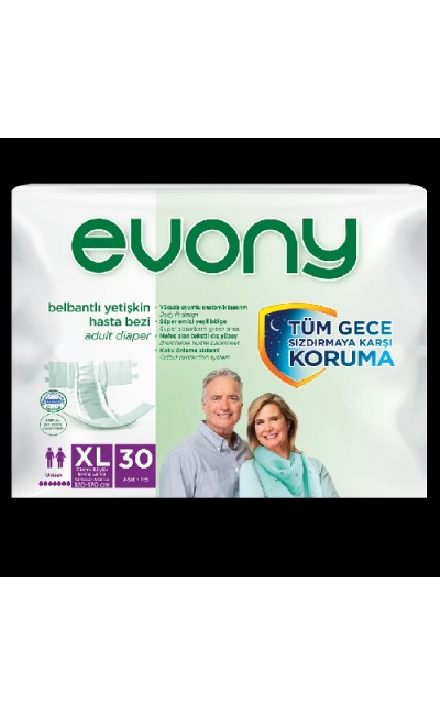 Evony Yetıskın Bezı x-Large Ortak 30'lu