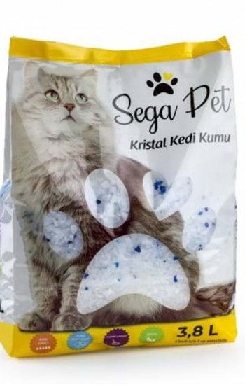 Sega Pet Kedi Kristal Silica Kum 3,8lt…