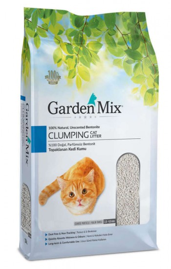 Garden Mix Kalın Taneli Topaklaşan Kokusuz Kedi Kumu 5lt…