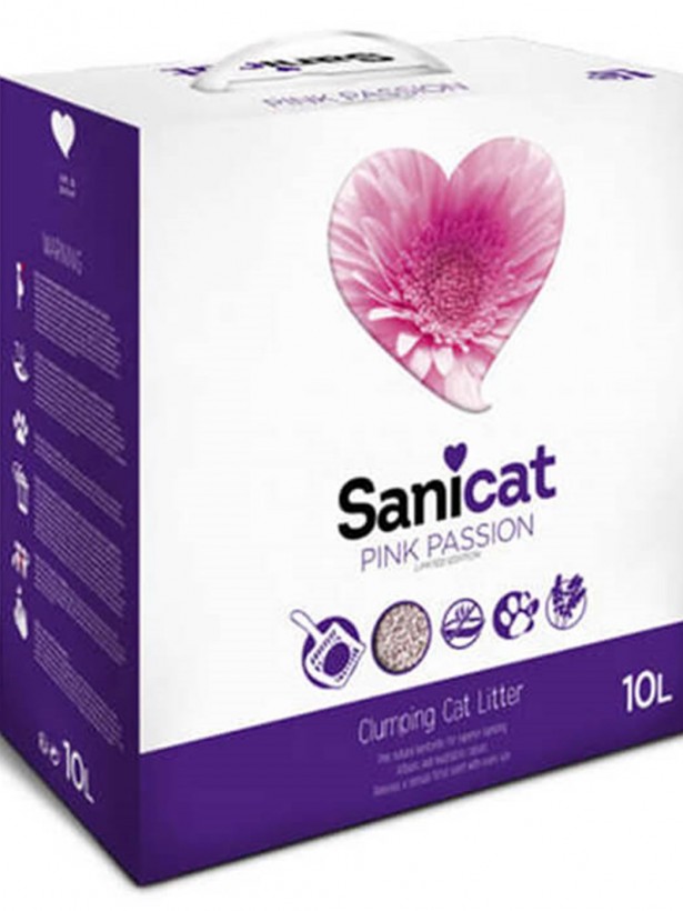 Sanicat Pink Possion Kedi Kumu 10lt