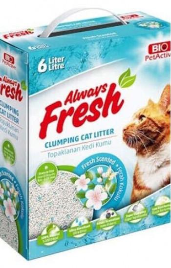 Bio Pet Active Fresh Ferah Kokulu Topaklanan Kedi Kumu 6 Lt…